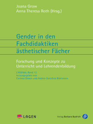 cover image of Gender in den Fachdidaktiken ästhetischer Fächer